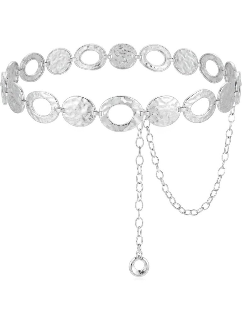 Stylish Adjustable Metal Chain Belt for Women - Perfect for Dresses & Jeans